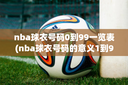 nba球衣号码0到99一览表(nba球衣号码的意义1到99)
